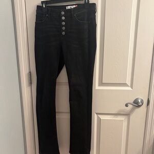 Black stone washed jeans